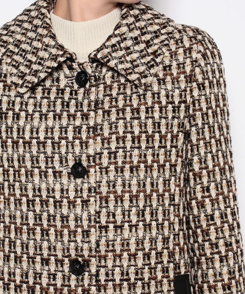 allureville（アルアバイル）の「ゴールドラメツイードステンカラー