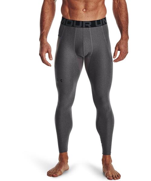 UNDER ARMOUR(アンダーアーマー)の「UAヒートギアアーマー レギンス(トレーニング/メンズ)(レギンス/スパッツ・メンズ・ブラック/ホワイト/ダークネイビー/ダークグレー・L/S/M/XXL/XL/3XL)」の3枚目の写真