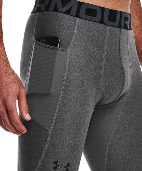UNDER ARMOUR(アンダーアーマー)の「UAヒートギアアーマー レギンス(トレーニング/メンズ)(レギンス/スパッツ・メンズ・ブラック/ホワイト/ダークネイビー/ダークグレー・L/S/M/XXL/XL/3XL)」の6枚目の写真