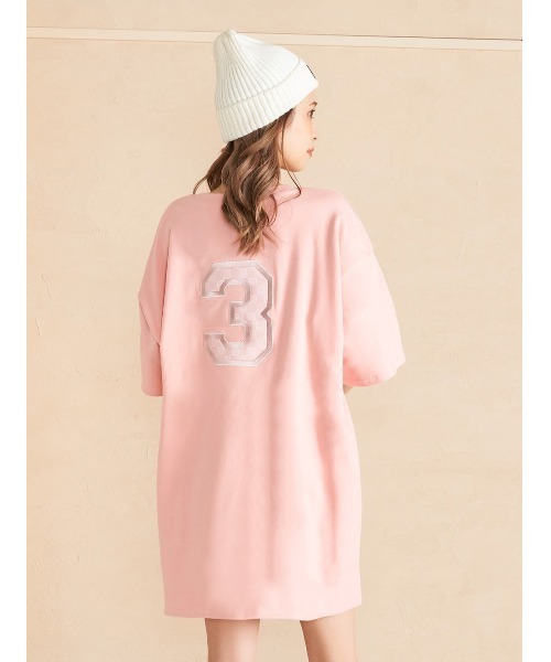Darich(ダーリッチ)の「ボックスDRビッグTシャツ(Tシャツ/カットソー・レディース・ホワイト/ピンク/モカ・FREE)」の19枚目の写真