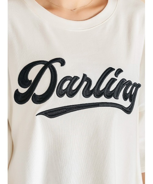 Darich(ダーリッチ)の「ボックスDRビッグTシャツ(Tシャツ/カットソー・レディース・ホワイト/ピンク/モカ・FREE)」の9枚目の写真