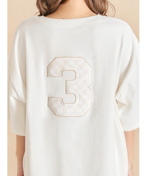 Darich(ダーリッチ)の「ボックスDRビッグTシャツ(Tシャツ/カットソー・レディース・ホワイト/ピンク/モカ・FREE)」の16枚目の写真