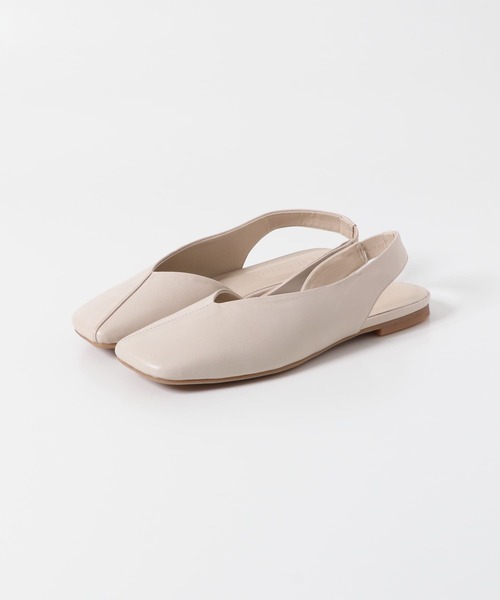 SENSE OF PLACE by URBAN RESEARCH（センスオブプレイスバイアーバンリサーチ）の「バックスリングフラットシューズ（その他シューズ・レディース・ブラウン/グリーン/アイボリー/ブラック・LARGE/SMALL/MEDIUM）」の14枚目の写真