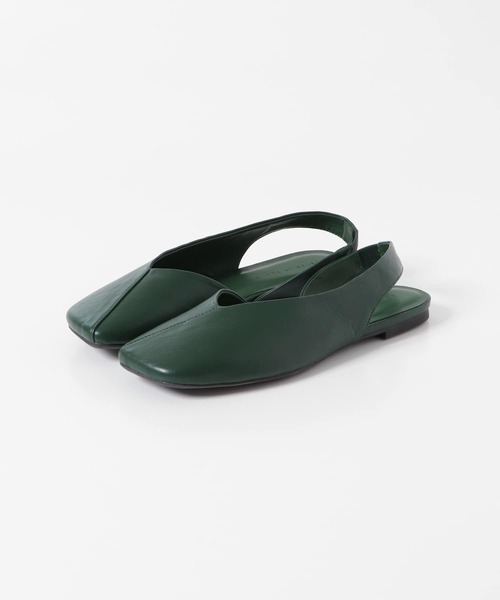 SENSE OF PLACE by URBAN RESEARCH（センスオブプレイスバイアーバンリサーチ）の「バックスリングフラットシューズ（その他シューズ・レディース・ブラウン/グリーン/アイボリー/ブラック・LARGE/SMALL/MEDIUM）」の13枚目の写真