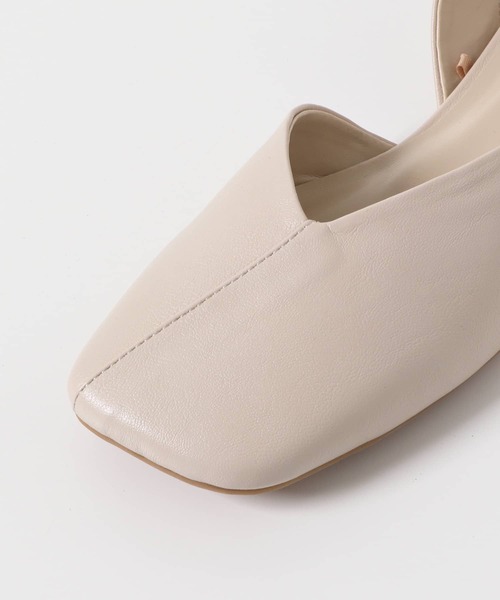 SENSE OF PLACE by URBAN RESEARCH（センスオブプレイスバイアーバンリサーチ）の「バックスリングフラットシューズ（その他シューズ・レディース・ブラウン/グリーン/アイボリー/ブラック・LARGE/SMALL/MEDIUM）」の7枚目の写真