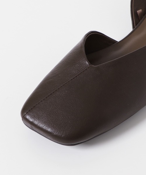 SENSE OF PLACE by URBAN RESEARCH（センスオブプレイスバイアーバンリサーチ）の「バックスリングフラットシューズ（その他シューズ・レディース・ブラウン/グリーン/アイボリー/ブラック・LARGE/SMALL/MEDIUM）」の5枚目の写真