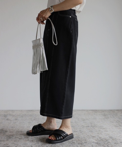 Bonjour Sagan(ボンジュールサガン)の「クロスストラップクッションサンダル(サンダル・レディース・ブラック・S/M/L)」の4枚目の写真