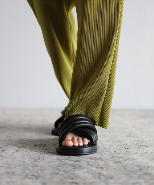 Bonjour Sagan(ボンジュールサガン)の「クロスストラップクッションサンダル(サンダル・レディース・ブラック・S/M/L)」の15枚目の写真