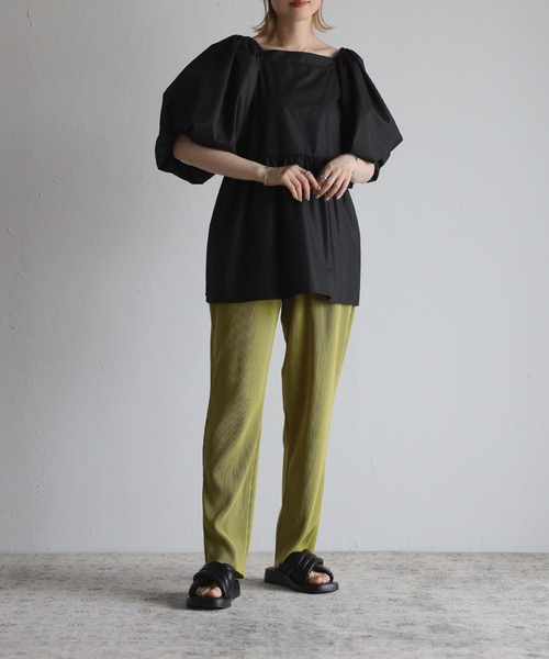 Bonjour Sagan(ボンジュールサガン)の「クロスストラップクッションサンダル(サンダル・レディース・ブラック・S/M/L)」の19枚目の写真