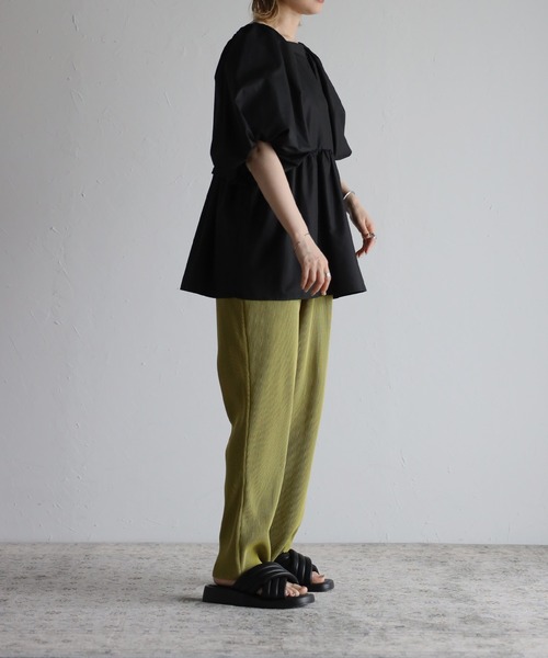 Bonjour Sagan(ボンジュールサガン)の「クロスストラップクッションサンダル(サンダル・レディース・ブラック・S/M/L)」の20枚目の写真