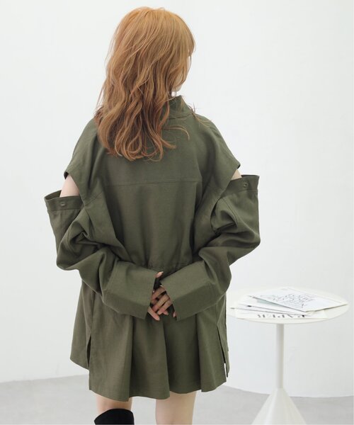 2wayスリーブミリタリーブルゾン