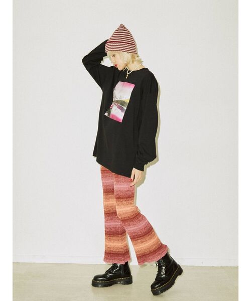 jouetie（ジュエティ）の「グラデーションニットパンツ（その他パンツ・レディース・ピンク/イエロー/グリーン/ブルー・MEDIUM）」の11枚目の写真