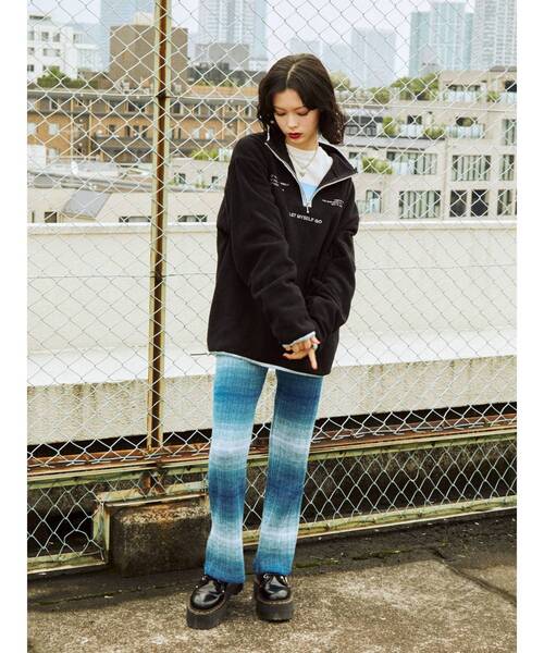 jouetie（ジュエティ）の「グラデーションニットパンツ（その他パンツ・レディース・ピンク/イエロー/グリーン/ブルー・MEDIUM）」の17枚目の写真