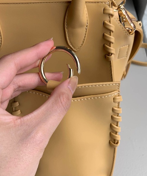 CAPRICIEUX LE'MAGE(カプリシューレマージュ)の「スマホショルダー3セットバッグ(ハンドバッグ・レディース・ブラウン/オフホワイト/イエロー/ベージュ/ブラック・FREE)」の21枚目の写真