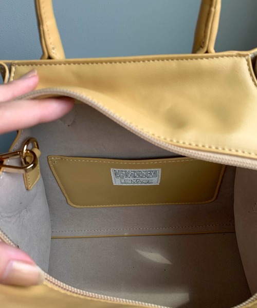 CAPRICIEUX LE'MAGE(カプリシューレマージュ)の「スマホショルダー3セットバッグ(ハンドバッグ・レディース・ブラウン/オフホワイト/イエロー/ベージュ/ブラック・FREE)」の19枚目の写真