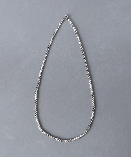 UNITED ARROWS（ユナイテッドアローズ）の「6MM メタルボール ADJ ネックレス（ネックレス・レディース・シルバー・FREE）」の2枚目の写真