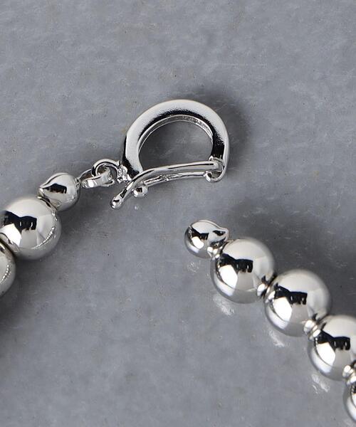 UNITED ARROWS（ユナイテッドアローズ）の「6MM メタルボール ADJ ネックレス（ネックレス・レディース・シルバー・FREE）」の4枚目の写真