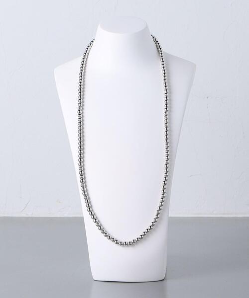 UNITED ARROWS（ユナイテッドアローズ）の「6MM メタルボール ADJ ネックレス（ネックレス・レディース・シルバー・FREE）」の6枚目の写真