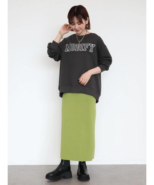 AMERICAN HOLIC(アメリカンホリック)の「総針ニットタイトスカート(スカート・レディース・ブラック/ブラウン/グリーン・S/M/L)」の18枚目の写真