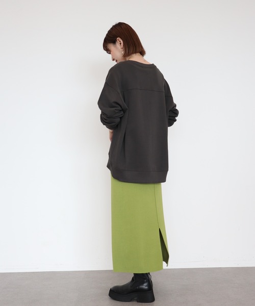 AMERICAN HOLIC(アメリカンホリック)の「総針ニットタイトスカート(スカート・レディース・ブラック/ブラウン/グリーン・S/M/L)」の6枚目の写真