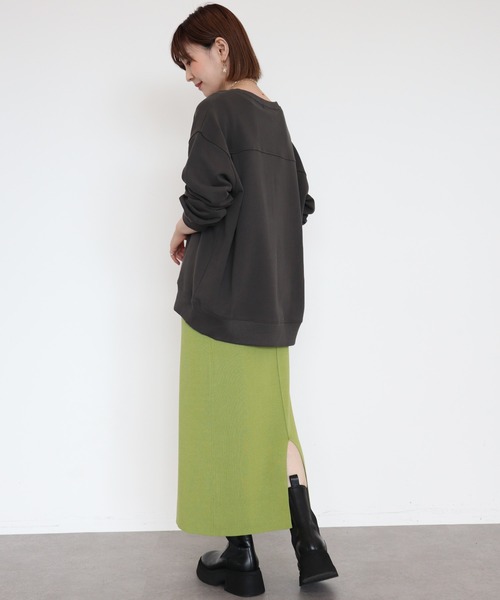 AMERICAN HOLIC(アメリカンホリック)の「総針ニットタイトスカート(スカート・レディース・ブラック/ブラウン/グリーン・S/M/L)」の7枚目の写真