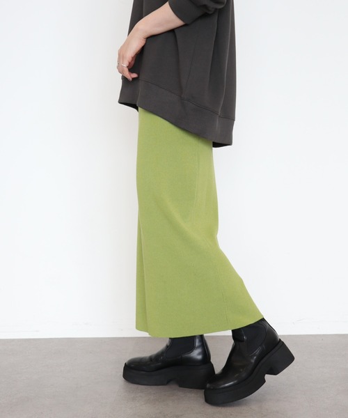 AMERICAN HOLIC(アメリカンホリック)の「総針ニットタイトスカート(スカート・レディース・ブラック/ブラウン/グリーン・S/M/L)」の8枚目の写真