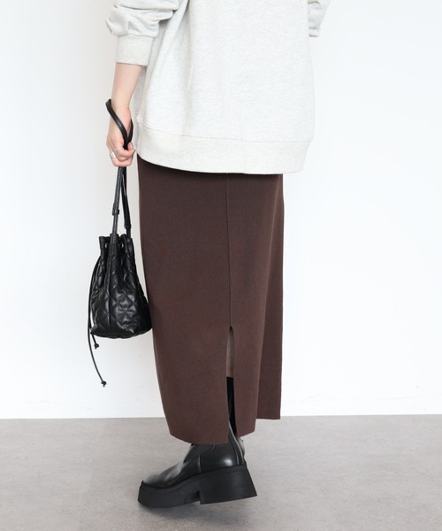 AMERICAN HOLIC(アメリカンホリック)の「総針ニットタイトスカート(スカート・レディース・ブラック/ブラウン/グリーン・S/M/L)」の12枚目の写真