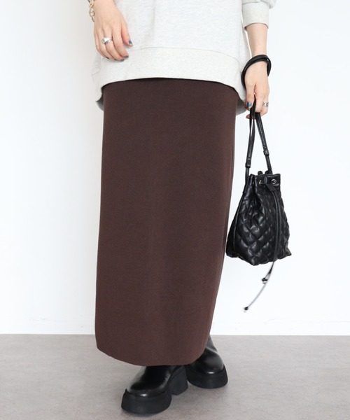 AMERICAN HOLIC(アメリカンホリック)の「総針ニットタイトスカート(スカート・レディース・ブラック/ブラウン/グリーン・S/M/L)」の13枚目の写真