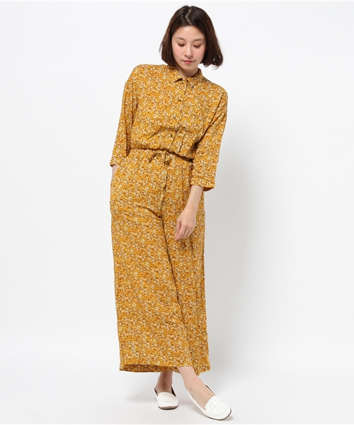 Kastane(カスタネ)の「【Kastane】ワイドジャンプスーツ(サロペット/オーバーオール・レディース・ブルー/イエロー・FREE)」の14枚目の写真