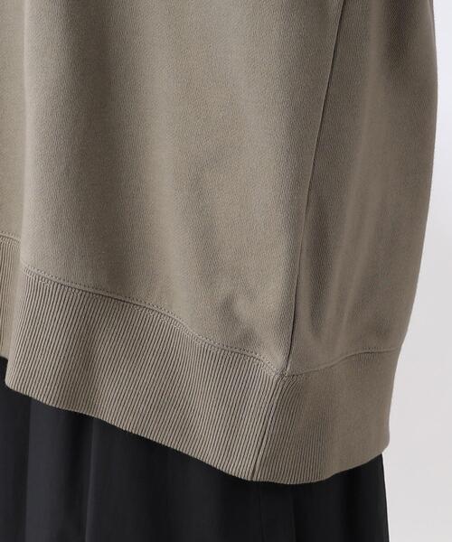 THE SHOP TK （ザ ショップ ティーケー ）の「◆サークルロゴプリントプルオーバー（スウェット・レディース・ネイビー/オフホワイト/オリーブ・11/12）」の4枚目の写真