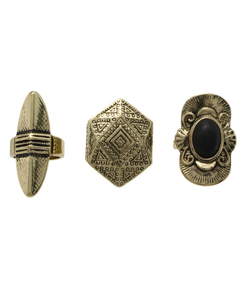 WEGO（ウィゴー）の「WEGO/セットリング（リング・レディース・シルバー/ゴールド・FREE）」の2枚目の写真