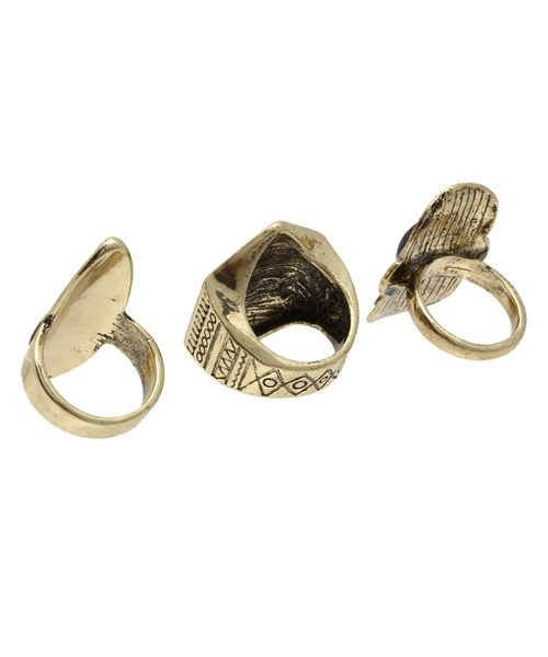 WEGO（ウィゴー）の「WEGO/セットリング（リング・レディース・シルバー/ゴールド・FREE）」の3枚目の写真