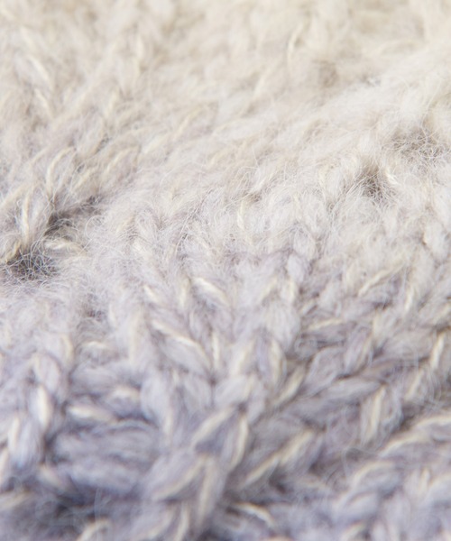 CUBE SUGAR（キューブシュガー）の「グラデーションニットハンドウォーマー（ネックウォーマー/スヌード・レディース・オレンジ系その他/パープル系その他/ブルー系その他・M）」の11枚目の写真