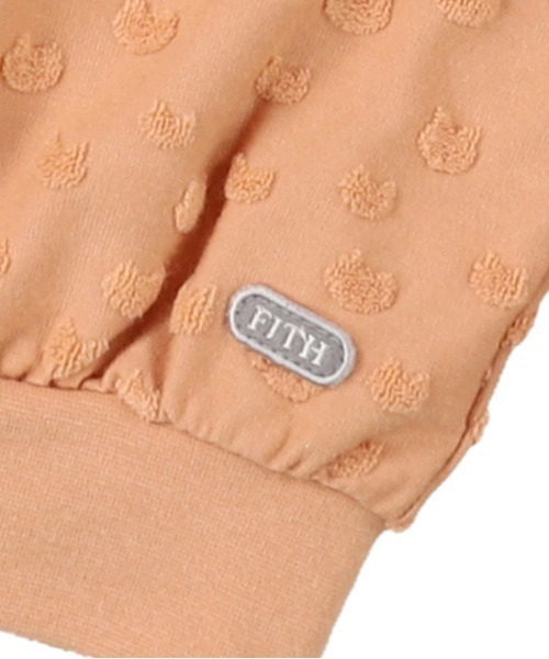 FITH（フィス）の「ネコドット天竺 長袖 カーディガン（カーディガン/ボレロ・キッズ・ホワイト/グレー/オレンジ/ネイビー・90/100/110/120/80）」の7枚目の写真
