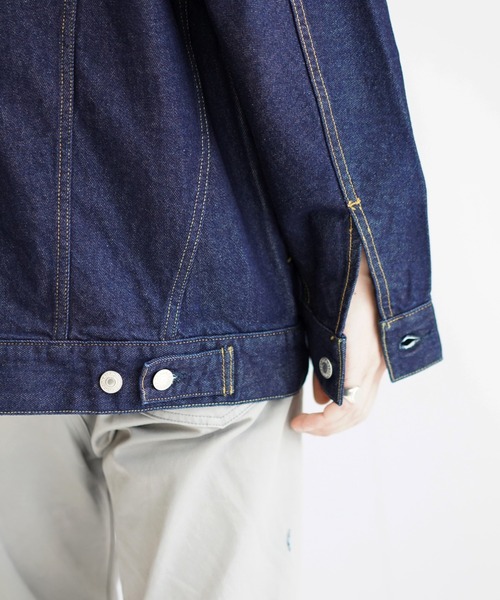 NEONSIGN(ネオンサイン)の「NEONSIGN Drop sleeve denim jacket(デニムジャケット・メンズ・インディゴブルー・44/46/48/42)」の7枚目の写真