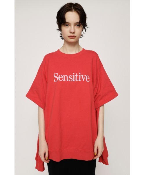 SLY（スライ）の「TUCK S/L LOGO SW タック ロゴ スウェット トレーナー（スウェット・レディース・杢グレー/ブラック/レッド・FREE）」の20枚目の写真