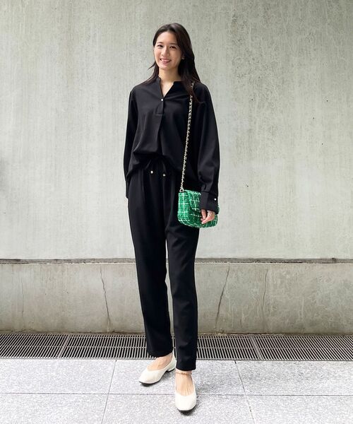 OPAQUE.CLIP（オペークドットクリップ）の「◆キルティングチェーンミニバッグ（ショルダーバッグ・レディース・ブラック/ブラック系/ダークグリーン系・00）」の11枚目の写真