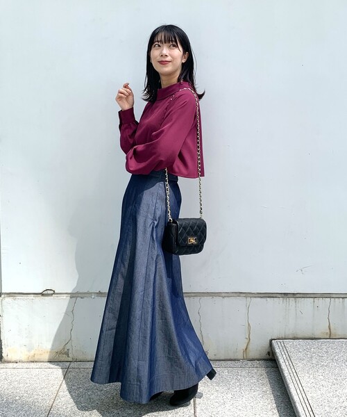 OPAQUE.CLIP（オペークドットクリップ）の「◆キルティングチェーンミニバッグ（ショルダーバッグ・レディース・ブラック/ブラック系/ダークグリーン系・00）」の10枚目の写真