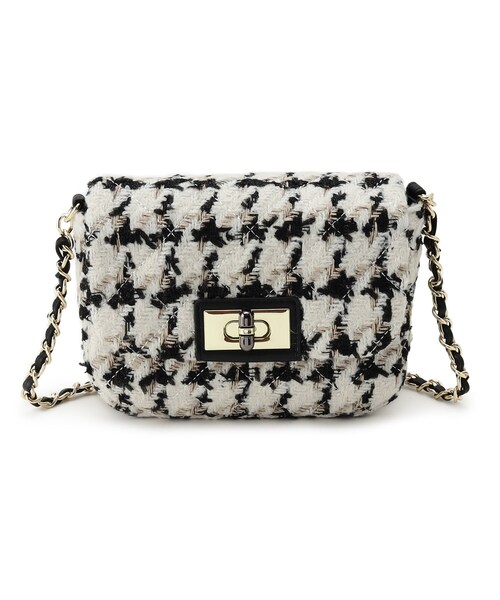 OPAQUE.CLIP（オペークドットクリップ）の「◆キルティングチェーンミニバッグ（ショルダーバッグ・レディース・ブラック/ブラック系/ダークグリーン系・00）」の12枚目の写真