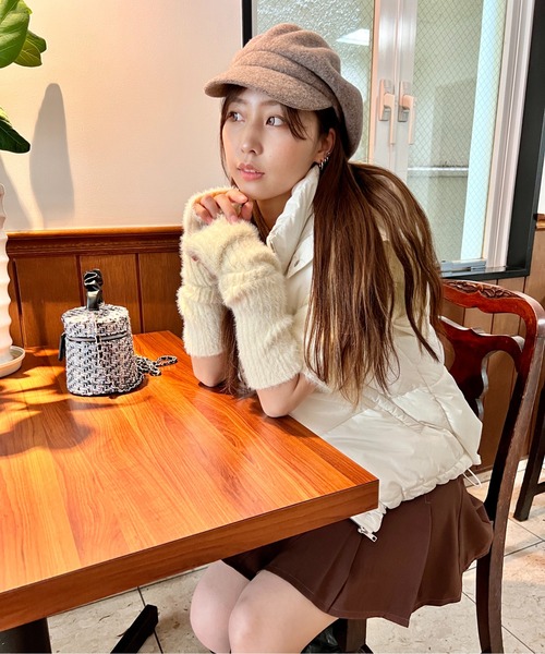 one way（ワンウェイ）の「ダウンベスト（ダウンベスト・レディース・ホワイト/ブラック/ブラック系その他・FREE）」の7枚目の写真