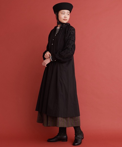 Malle(マル)の「Malle レース ふんわりドレス(Tシャツ/カットソー・レディース・オフホワイト/ブラック・FREE)」の21枚目の写真