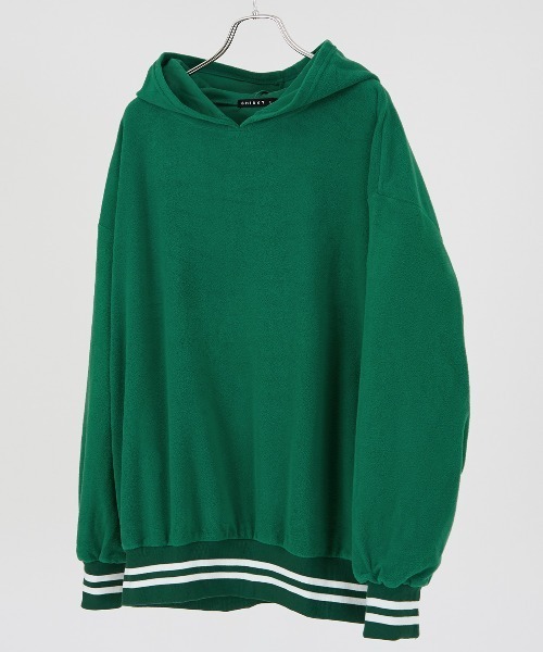 improves（インプローブス）の「ラインリブ フリース プルオーバーパーカー（パーカー・メンズ・グレイッシュベージュ/ベージュ/ダークグリーン/ネイビー/チャコール/ブラック・MEDIUM/LARGE/X-LARGE）」の21枚目の写真