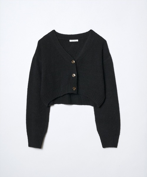 REDYAZEL（レディアゼル）の「畦ニットカーディガン（カーディガン/ボレロ・レディース・グリーン/アイボリー/ブラック・FREE）」の10枚目の写真