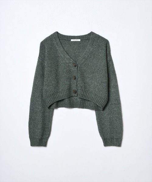 REDYAZEL（レディアゼル）の「畦ニットカーディガン（カーディガン/ボレロ・レディース・グリーン/アイボリー/ブラック・FREE）」の15枚目の写真