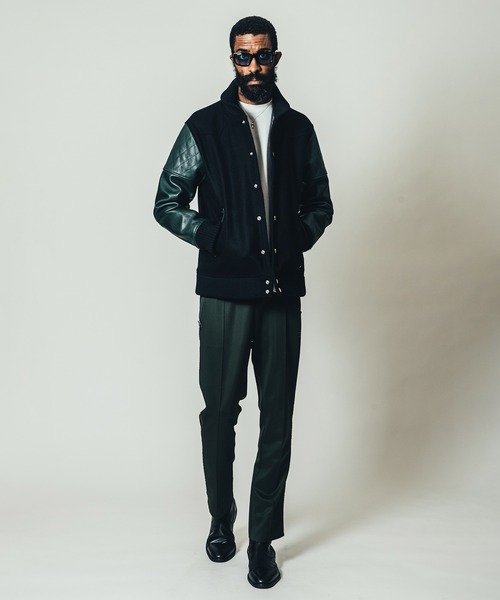 CRIMIE（クライミー）の「WESTERN AWARD JACKET / ウェスタン アワード ジャケット（スタジャン・メンズ・ブラック/ブラック×グリーン/ブラック×ホワイト・S/M/L/XL/XXL）」の6枚目の写真