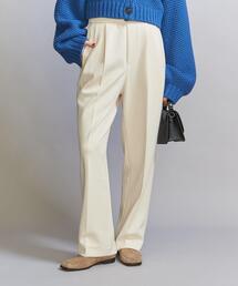 BEAUTY&YOUTH UNITED ARROWS | ブークレ ダブル 2タック パンツ -ウォッシャブル-(その他パンツ)