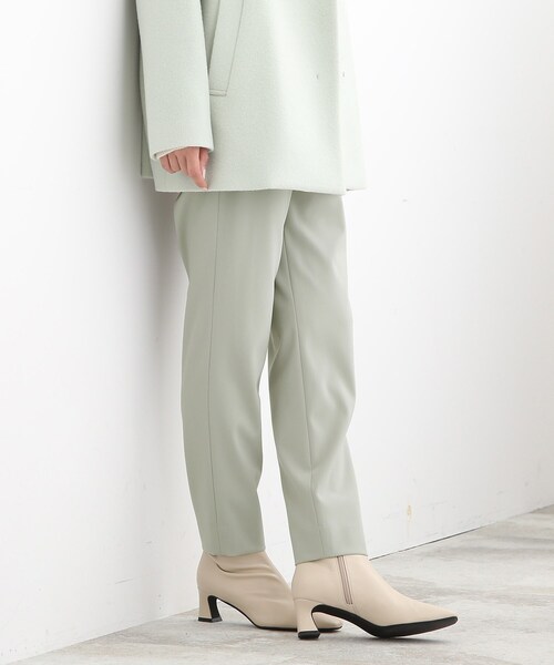 INDIVI（インディヴィ）の「◆【パンツ人気1位！/褒められパンツ/洗える/ウエストゴム】タックテーパードパンツ（その他パンツ・レディース・ブラウン系/ライトグレー/ライトブルー/ブラック/チャコールグレー・03/15 /34/40/42/05/17/19/36/13/38/12）」の17枚目の写真