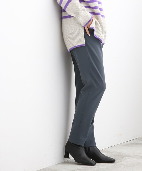 INDIVI（インディヴィ）の「◆【パンツ人気1位！/褒められパンツ/洗える/ウエストゴム】タックテーパードパンツ（その他パンツ・レディース・ブラウン系/ライトグレー/ライトブルー/ブラック/チャコールグレー・03/15 /34/40/42/05/17/19/36/13/38/12）」の20枚目の写真