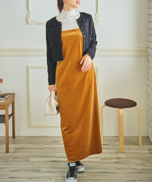 FREE'S MART（フリーズマート）の「◇ショート丈クルーネックニットカーディガン（カーディガン/ボレロ・レディース・ブラック/ホワイト/ライトグリーン/パープル・FREE）」の15枚目の写真