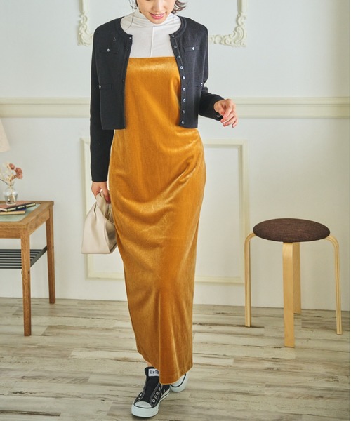 FREE'S MART（フリーズマート）の「◇ショート丈クルーネックニットカーディガン（カーディガン/ボレロ・レディース・ブラック/ホワイト/ライトグリーン/パープル・FREE）」の17枚目の写真